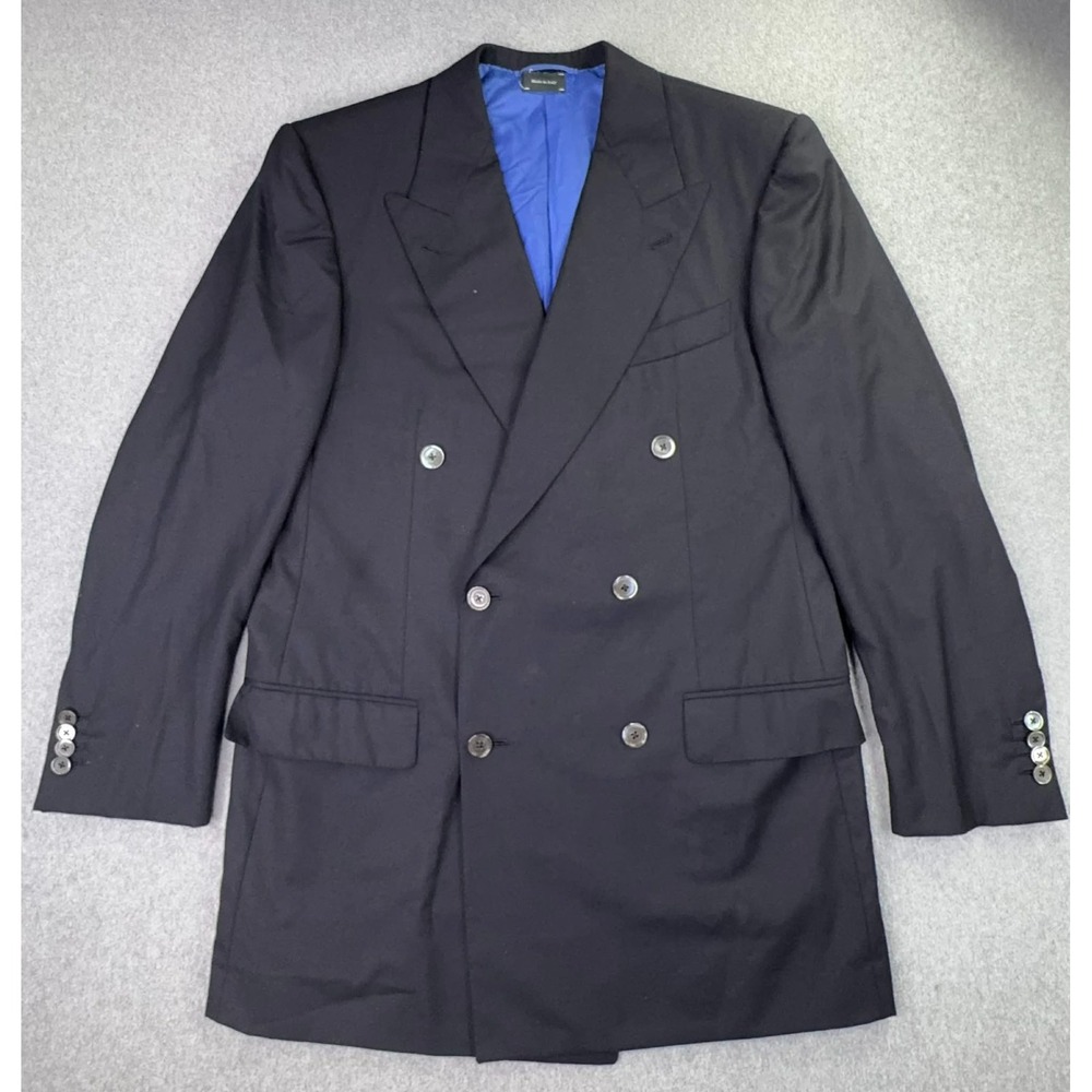 Ermenegildo Zegna Napoli Couture 15milmil15 Wool Blazer 44L/54 Italy Super Fine‎